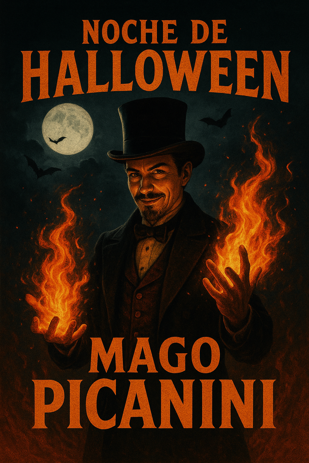halloween marbella, magia,fuego, mago picanini