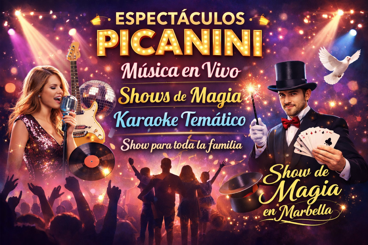 mago picanini, animaciones infantiles, marbella, malaga, costa del sol